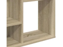 Biombo/Librería roble Sonoma 100x24x140 cm
