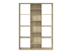 Biombo/Librería roble Sonoma 100x24x140 cm