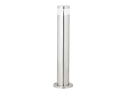 Bolardo exterior Avon, acero/plástico especial, LED 1 x 4W - gris