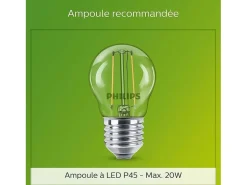 Bolardo LED exterior metálico Utrecht de 20 W - Gris