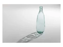 Botella de vidrio transparente de 25x25x75 cm