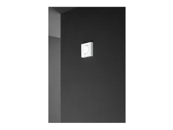 Botón - Plafón LED GX53 máx. 15 W, Cuadrado 11,5 x 11,5 cm, Metal pintado, IP20 - Perenz - Blanco