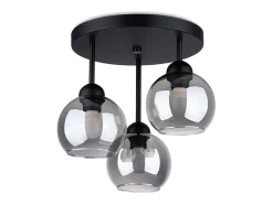 Candelabros Zelaro moderno de acero - 3 fuentes luminosas 4000K - L.35 x A.35 cm - negro