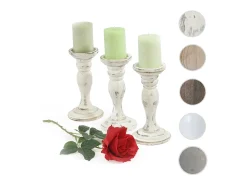Candelero H361 (juego de 3), blanco