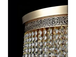 Cascade Araña Oro & Cristal, 7 Luces, E14