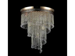 Cascade Araña Oro & Cristal, 7 Luces, E14