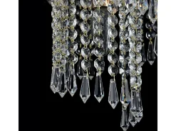 Cascade Araña Oro & Cristal, 7 Luces, E14