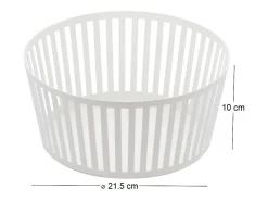 Cesta de fruta metálica Torre