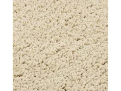 Charleroi Alfombra peluda antideslizante color crema 140x200 cm