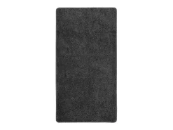 Charleroi Alfombra peluda antideslizante gris oscuro 80x150 cm