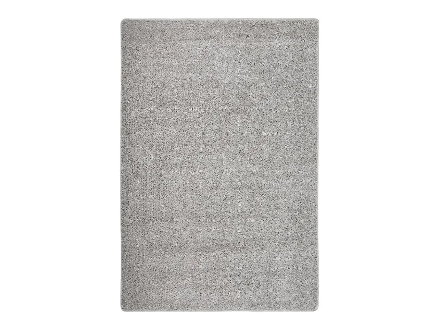 Charleroi Alfombra peluda antideslizante gris claro 140x200 cm