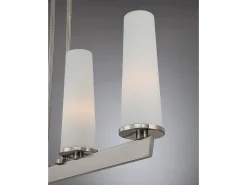 Chelsea Loft Contemporary 4 Light Pendant Borstad Nickel