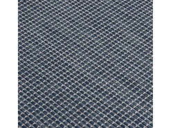Christiaan Alfombra de exterior de tejido plano azul 80x250 cm