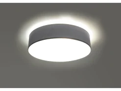 Cilindrica Incasso Grigio Chiaro 25cm E27 Cilíndrico Empotrado Gris Claro 25cm E27