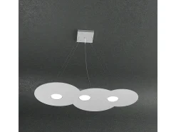 Cloud Sospensione 3 Luci Grigio