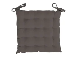 Cojin de silla acolchado 40x40 cm ALIX mocha