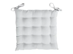 Cojin de silla acolchado 40x40 cm ALIX blanco
