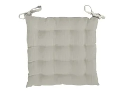 Cojin de silla acolchado VELVET natural
