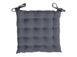 Cojin de silla acolchado 40x40 cm ALIX gris