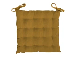 Cojin de silla acolchado TERCIOPELO ocre