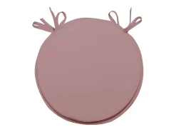 Cojin de silla bistró tapa 40 cm ALIX rosa, por Soleil d'ocre