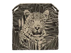 Cojin de silla de algodón 40x40x4 cm SAFARI