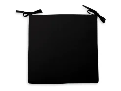 Cojin de silla 40x40 cm ALIX negro