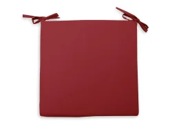Cojin de silla 40x40 cm ALIX rojo