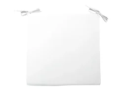 Cojin de silla 40x40 cm ALIX blanco