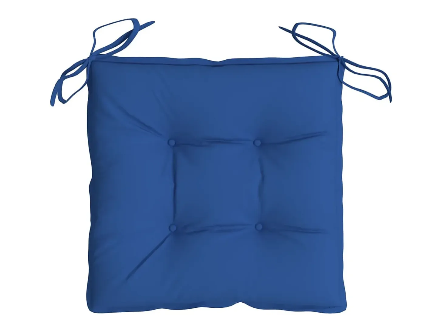 Cojines de palets de jardín 4 unidades tela Oxford azul 50x50x7 cm