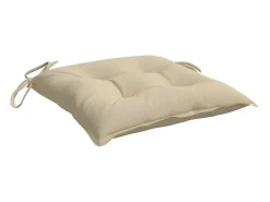Cojines de palets de jardín 2 unidades tela Oxford beige 50x50x7 cm