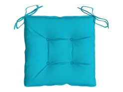Cojines de silla 4 unidades tela Oxford turquesa 50x50x7 cm