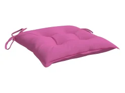 Cojines de silla 6 unidades tela Oxford rosa 50x50x7 cm