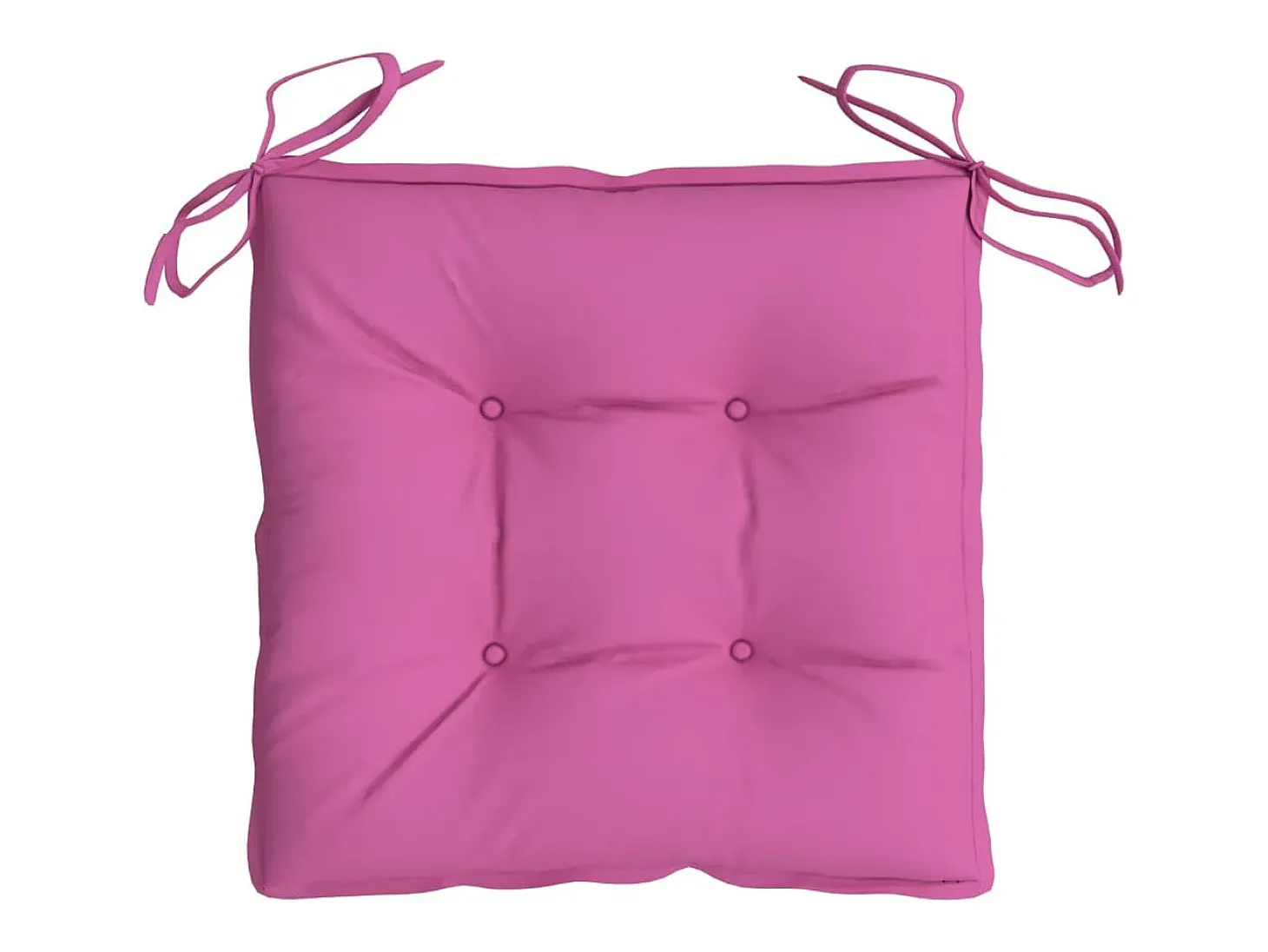 Cojines de silla 6 unidades tela Oxford rosa 50x50x7 cm