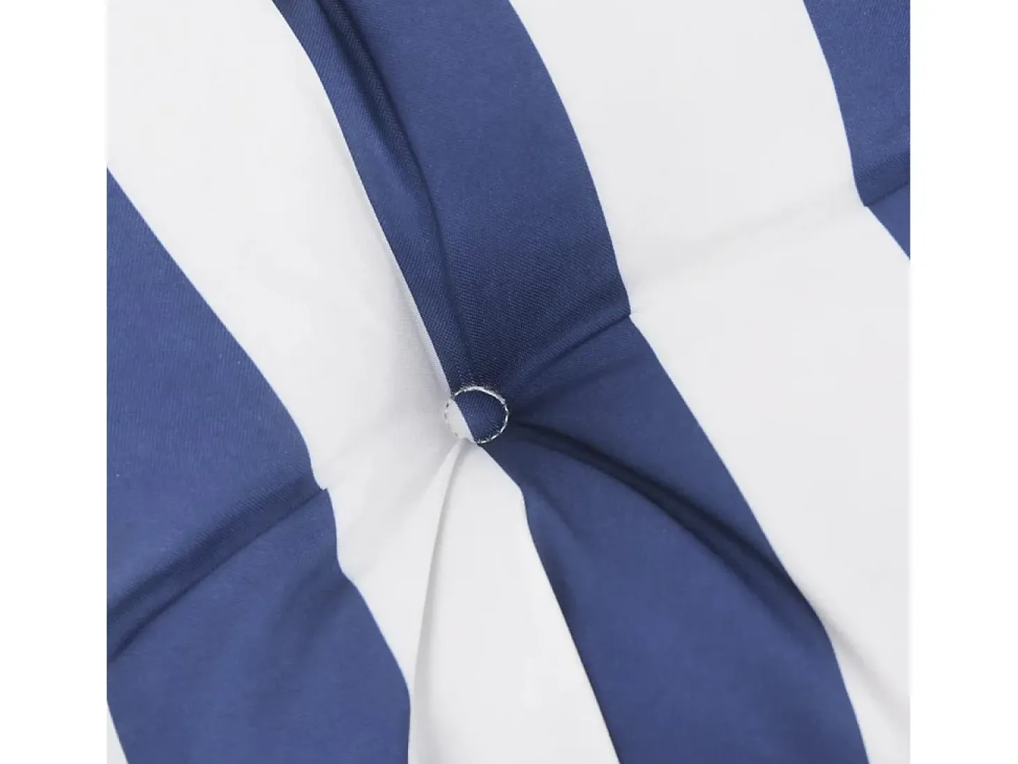 Cojines de silla 6 unidades tela Oxford rayas azul blanco 50x50x7 cm