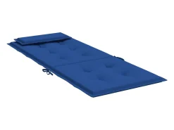 Cojines de silla con respaldo alto 6 unidades tela Oxford azul klein