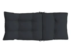 Cojines de silla con respaldo alto 4 unidades tela Oxford negro