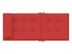 Cojines de silla con respaldo alto 6 unidades tela Oxford rojo