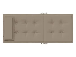Cojines de silla con respaldo alto 6 unidades tela Oxford gris taupe
