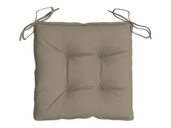 Cojines de silla de jardín 2 unidades tela Oxford taupé 40x40x7 cm
