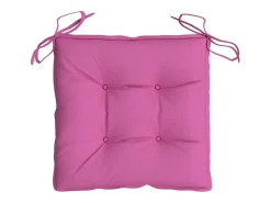 Cojines de silla de jardín 4 unidades tela Oxford rosa 50x50x7 cm