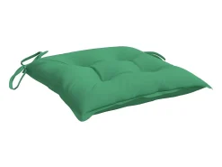 Cojines de silla de jardín 6 unidades tela Oxford verde 40x40x7 cm