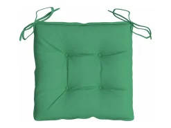 Cojines de silla de jardín 6 unidades tela Oxford verde 40x40x7 cm