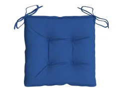 Cojines de silla de jardín 2 unidades tela Oxford azul 40x40x7 cm
