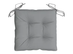Cojines de silla de jardín 2 unidades tela Oxford gris 40x40x7 cm
