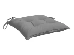 Cojines de silla de jardín 6 unidades tela Oxford gris 40x40x7 cm