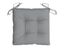 Cojines de silla de jardín 4 unidades tela Oxford gris 50x50x7 cm