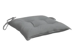 Cojines de silla de jardín 4 unidades tela Oxford gris 50x50x7 cm