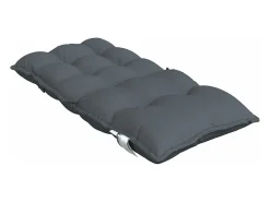Cojines de silla respaldo bajo 4 unidades tela Oxford gris antracita