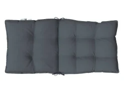 Cojines de silla respaldo bajo 2 unidades tela Oxford gris antracita